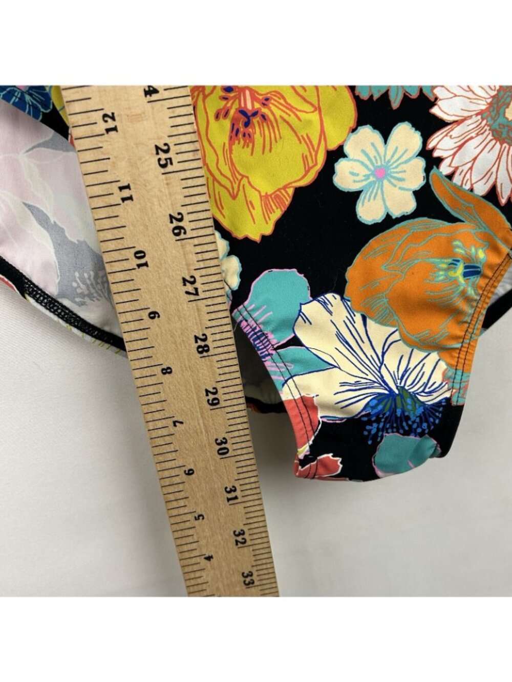 Gottex Modest One-Piece Swimsuit XXL Short Sleeves Round Neck Vibrant Floral NWT - Picture 9 of 15